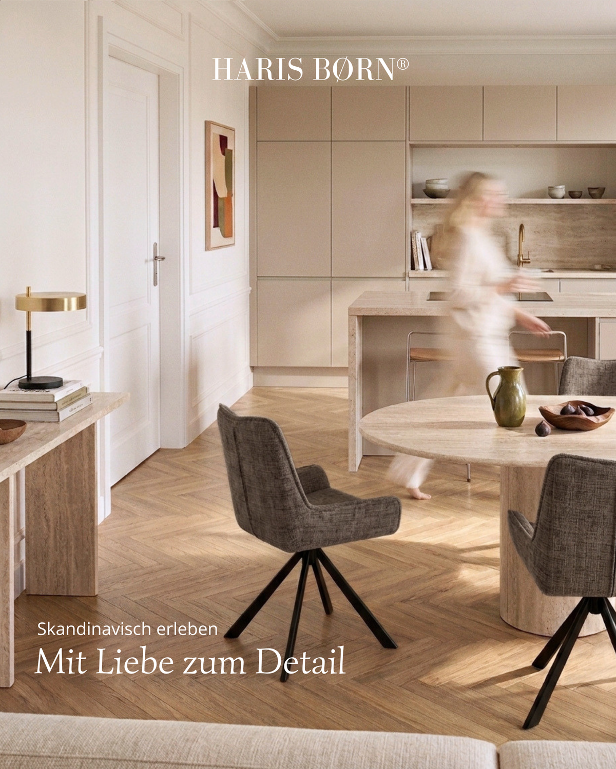 Drehbarer Polsterstuhl