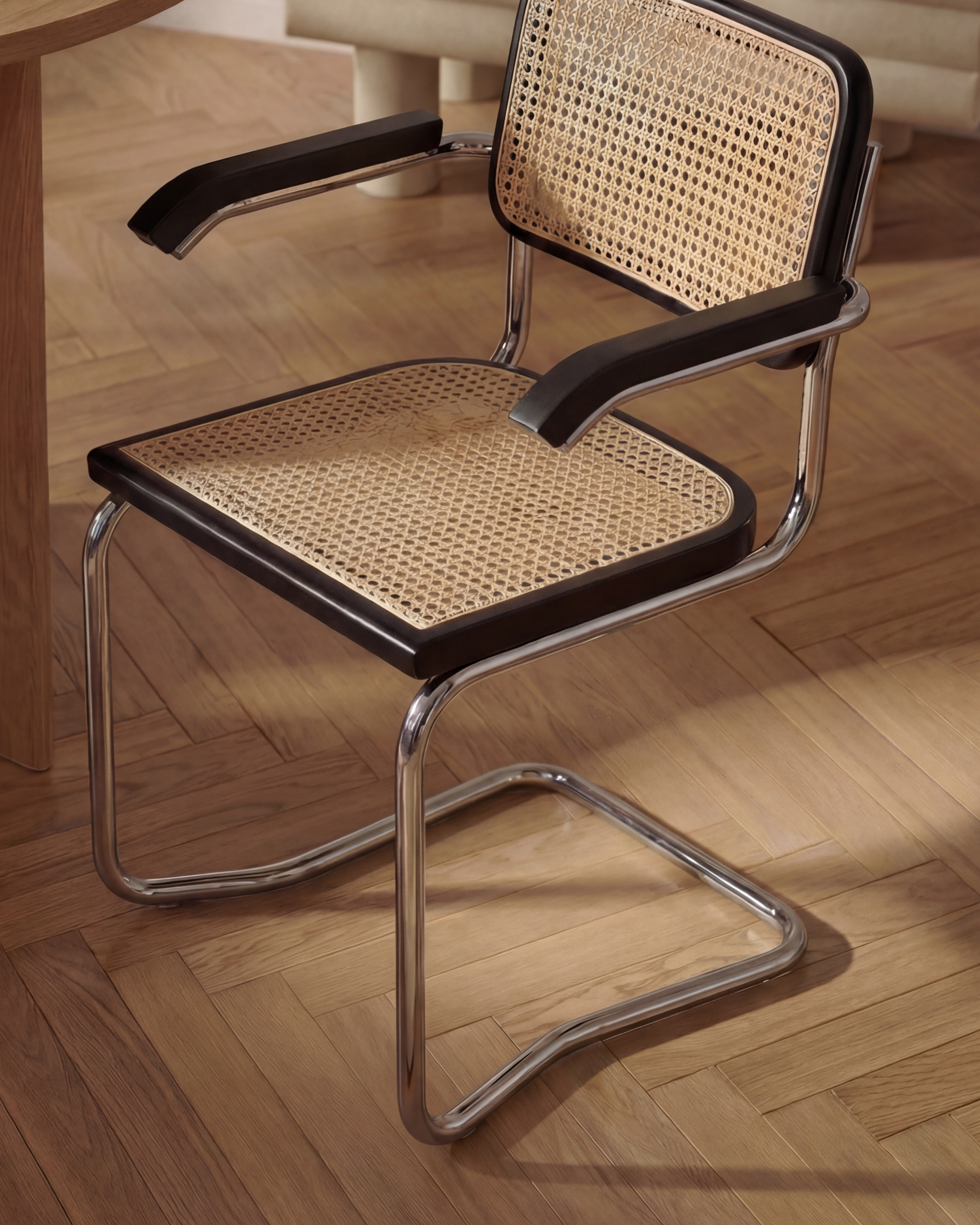 SKØR - Schwarz mit Armlehne