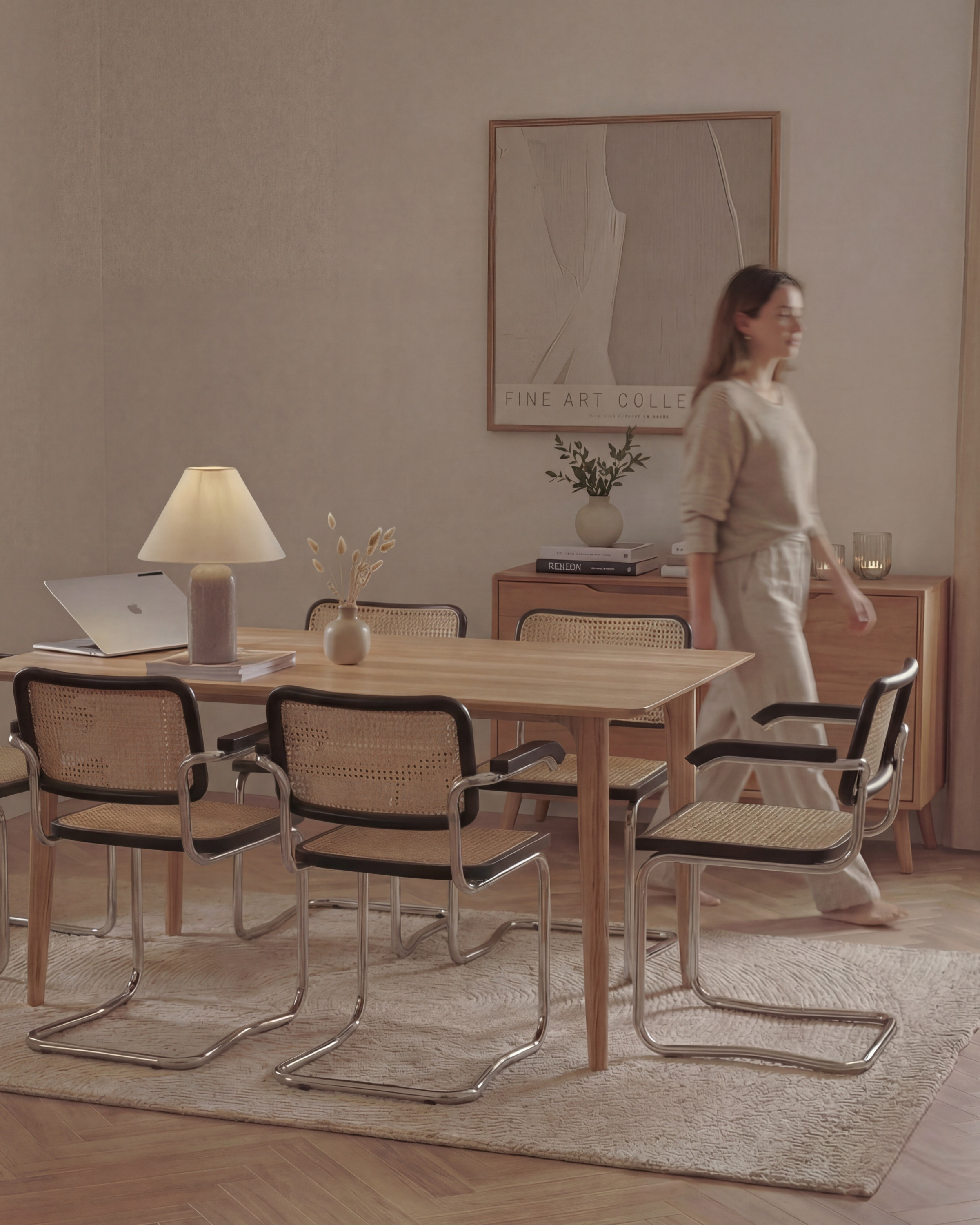 SKØR - Schwarz mit Armlehne